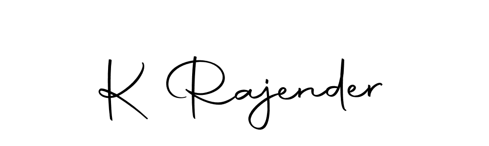 You should practise on your own different ways (Autography-DOLnW) to write your name (K Rajender) in signature. don't let someone else do it for you. K Rajender signature style 10 images and pictures png