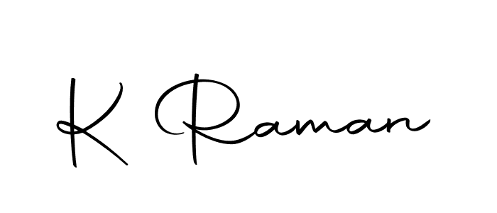 You should practise on your own different ways (Autography-DOLnW) to write your name (K Raman) in signature. don't let someone else do it for you. K Raman signature style 10 images and pictures png