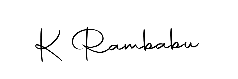 K Rambabu stylish signature style. Best Handwritten Sign (Autography-DOLnW) for my name. Handwritten Signature Collection Ideas for my name K Rambabu. K Rambabu signature style 10 images and pictures png