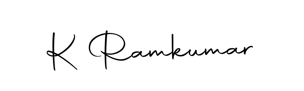 The best way (Autography-DOLnW) to make a short signature is to pick only two or three words in your name. The name K Ramkumar include a total of six letters. For converting this name. K Ramkumar signature style 10 images and pictures png