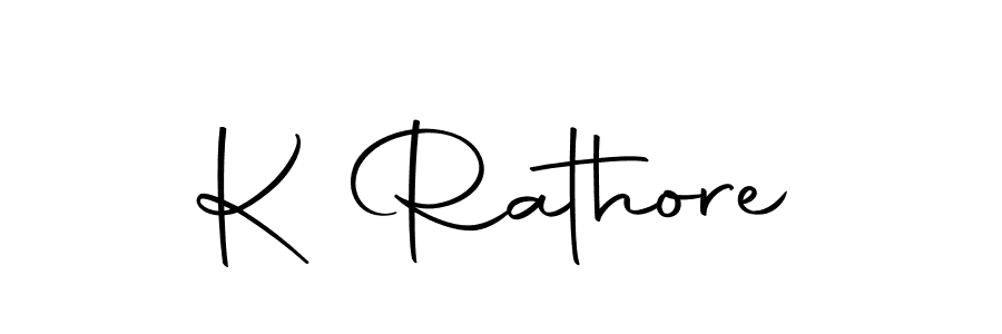 Also we have K Rathore name is the best signature style. Create professional handwritten signature collection using Autography-DOLnW autograph style. K Rathore signature style 10 images and pictures png