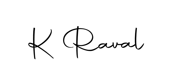 The best way (Autography-DOLnW) to make a short signature is to pick only two or three words in your name. The name K Raval include a total of six letters. For converting this name. K Raval signature style 10 images and pictures png