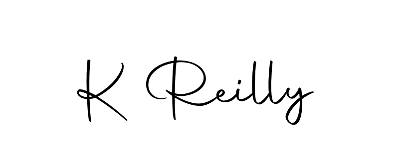 Here are the top 10 professional signature styles for the name K Reilly. These are the best autograph styles you can use for your name. K Reilly signature style 10 images and pictures png