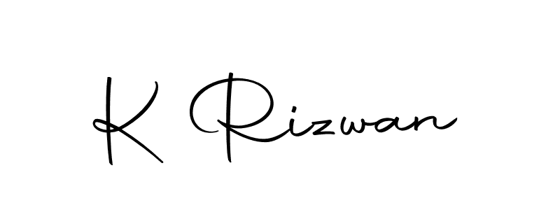 Also we have K Rizwan name is the best signature style. Create professional handwritten signature collection using Autography-DOLnW autograph style. K Rizwan signature style 10 images and pictures png