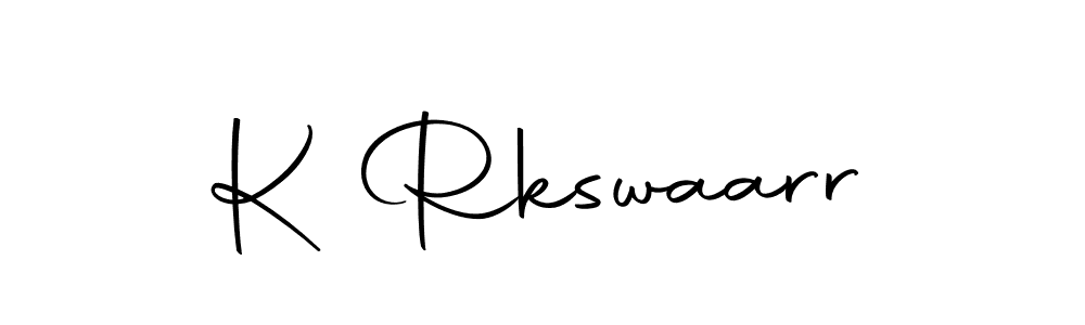 Make a beautiful signature design for name K Rkswaarr. With this signature (Autography-DOLnW) style, you can create a handwritten signature for free. K Rkswaarr signature style 10 images and pictures png