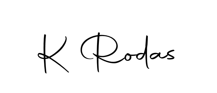 Design your own signature with our free online signature maker. With this signature software, you can create a handwritten (Autography-DOLnW) signature for name K Rodas. K Rodas signature style 10 images and pictures png