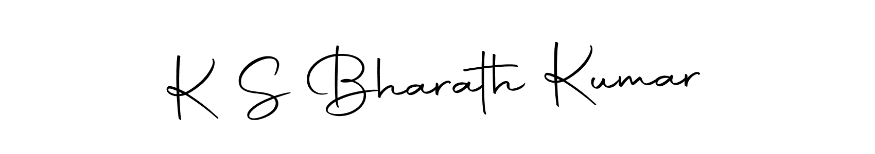 How to make K S Bharath Kumar signature? Autography-DOLnW is a professional autograph style. Create handwritten signature for K S Bharath Kumar name. K S Bharath Kumar signature style 10 images and pictures png