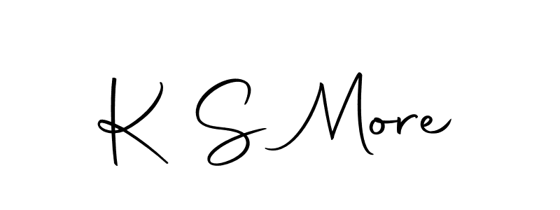 Similarly Autography-DOLnW is the best handwritten signature design. Signature creator online .You can use it as an online autograph creator for name K S More. K S More signature style 10 images and pictures png