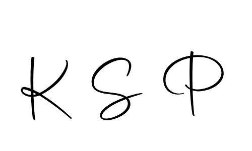 Similarly Autography-DOLnW is the best handwritten signature design. Signature creator online .You can use it as an online autograph creator for name K S P. K S P signature style 10 images and pictures png