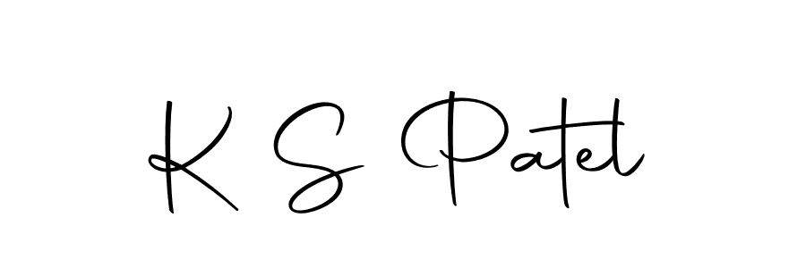 Make a beautiful signature design for name K S Patel. Use this online signature maker to create a handwritten signature for free. K S Patel signature style 10 images and pictures png