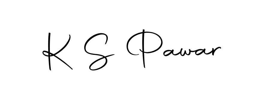 Create a beautiful signature design for name K S Pawar. With this signature (Autography-DOLnW) fonts, you can make a handwritten signature for free. K S Pawar signature style 10 images and pictures png