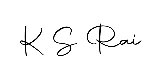 How to make K S Rai signature? Autography-DOLnW is a professional autograph style. Create handwritten signature for K S Rai name. K S Rai signature style 10 images and pictures png