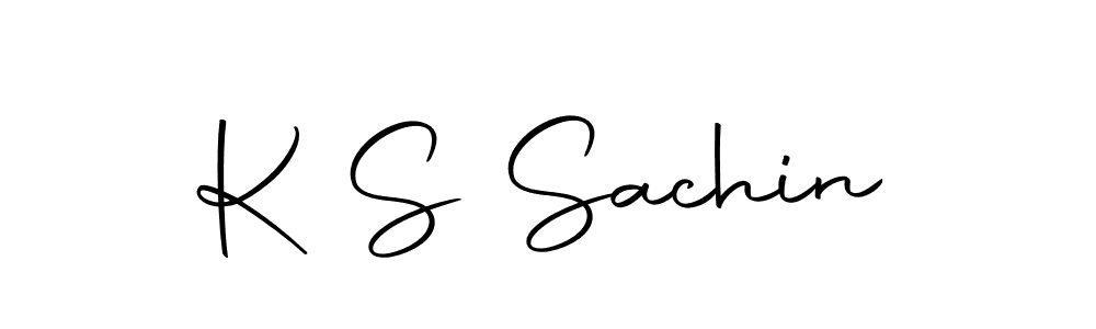 Similarly Autography-DOLnW is the best handwritten signature design. Signature creator online .You can use it as an online autograph creator for name K S Sachin. K S Sachin signature style 10 images and pictures png