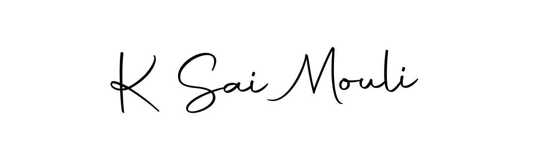 How to make K Sai Mouli signature? Autography-DOLnW is a professional autograph style. Create handwritten signature for K Sai Mouli name. K Sai Mouli signature style 10 images and pictures png
