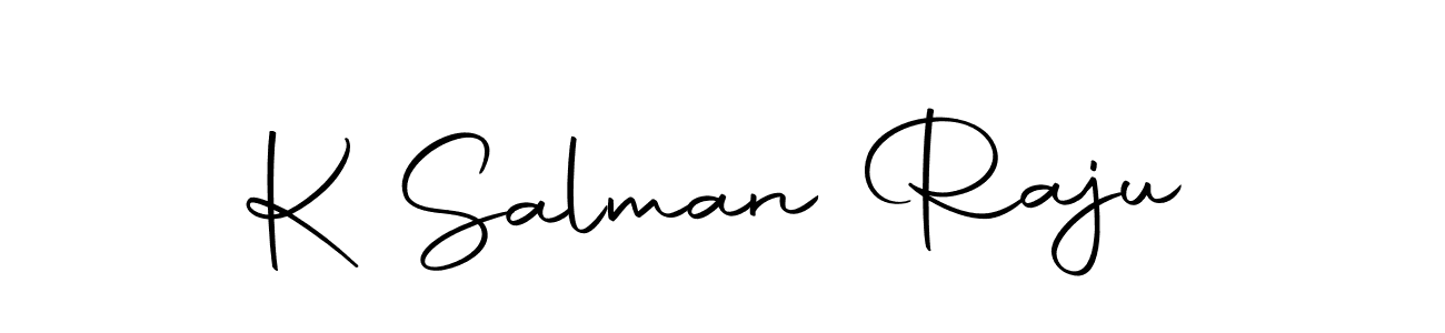 if you are searching for the best signature style for your name K Salman Raju. so please give up your signature search. here we have designed multiple signature styles  using Autography-DOLnW. K Salman Raju signature style 10 images and pictures png