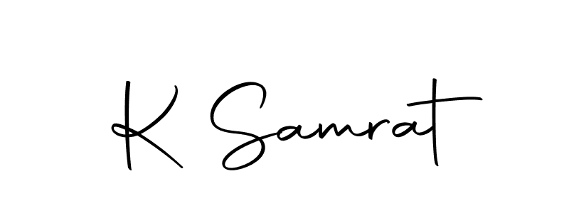 It looks lik you need a new signature style for name K Samrat. Design unique handwritten (Autography-DOLnW) signature with our free signature maker in just a few clicks. K Samrat signature style 10 images and pictures png