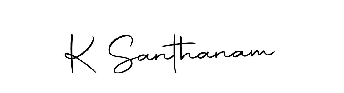 Also we have K Santhanam name is the best signature style. Create professional handwritten signature collection using Autography-DOLnW autograph style. K Santhanam signature style 10 images and pictures png