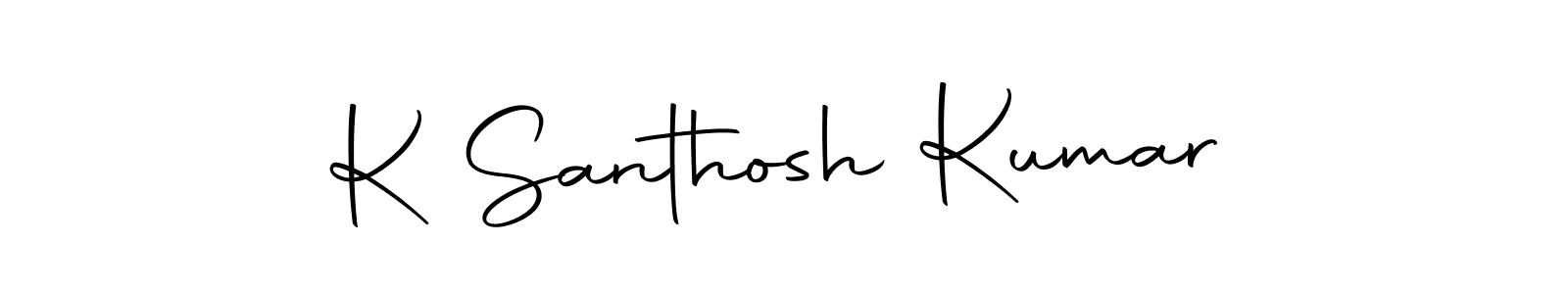 Check out images of Autograph of K Santhosh Kumar name. Actor K Santhosh Kumar Signature Style. Autography-DOLnW is a professional sign style online. K Santhosh Kumar signature style 10 images and pictures png