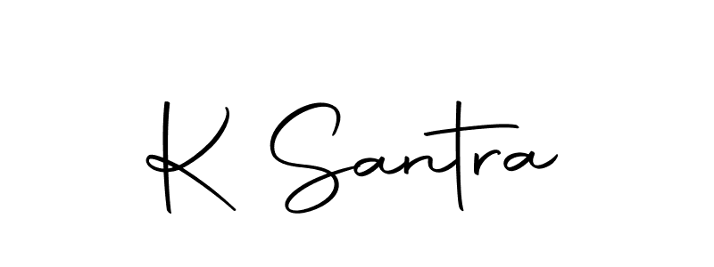 Autography-DOLnW is a professional signature style that is perfect for those who want to add a touch of class to their signature. It is also a great choice for those who want to make their signature more unique. Get K Santra name to fancy signature for free. K Santra signature style 10 images and pictures png
