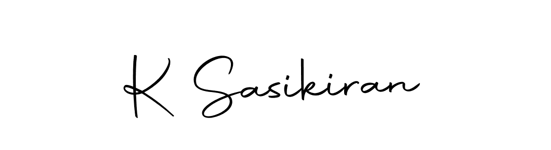 Make a beautiful signature design for name K Sasikiran. Use this online signature maker to create a handwritten signature for free. K Sasikiran signature style 10 images and pictures png