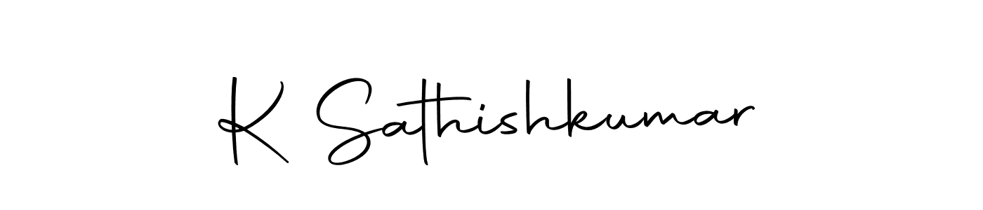This is the best signature style for the K Sathishkumar name. Also you like these signature font (Autography-DOLnW). Mix name signature. K Sathishkumar signature style 10 images and pictures png