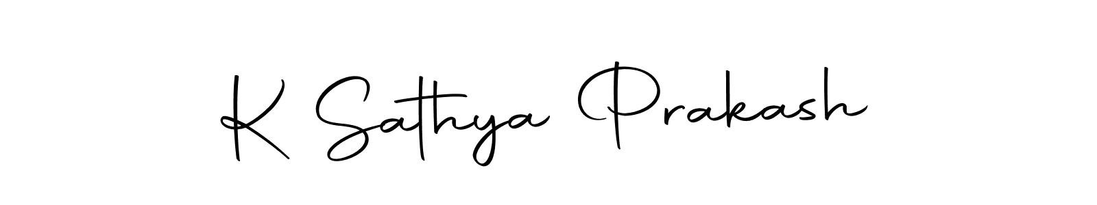 Make a beautiful signature design for name K Sathya Prakash. With this signature (Autography-DOLnW) style, you can create a handwritten signature for free. K Sathya Prakash signature style 10 images and pictures png