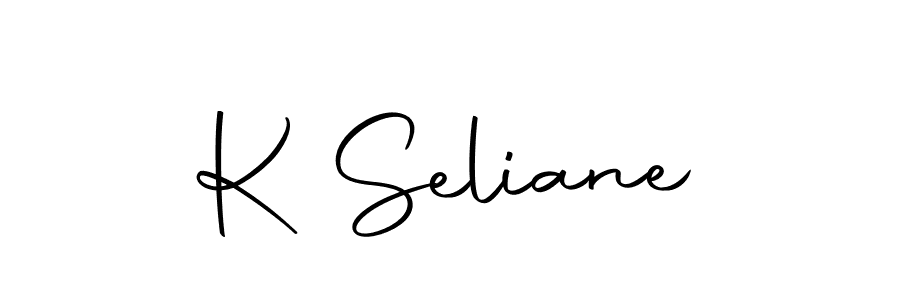 How to Draw K Seliane signature style? Autography-DOLnW is a latest design signature styles for name K Seliane. K Seliane signature style 10 images and pictures png