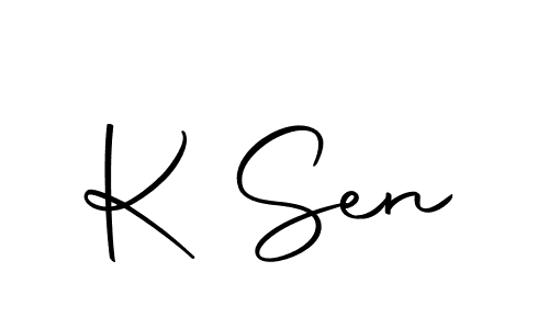 How to make K Sen name signature. Use Autography-DOLnW style for creating short signs online. This is the latest handwritten sign. K Sen signature style 10 images and pictures png