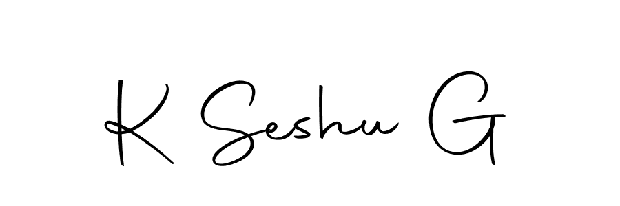 How to make K Seshu G name signature. Use Autography-DOLnW style for creating short signs online. This is the latest handwritten sign. K Seshu G signature style 10 images and pictures png