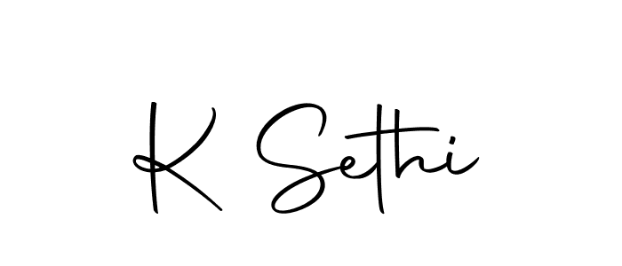 K Sethi stylish signature style. Best Handwritten Sign (Autography-DOLnW) for my name. Handwritten Signature Collection Ideas for my name K Sethi. K Sethi signature style 10 images and pictures png