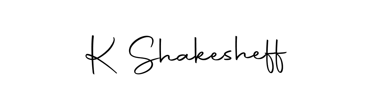 How to make K Shakesheff signature? Autography-DOLnW is a professional autograph style. Create handwritten signature for K Shakesheff name. K Shakesheff signature style 10 images and pictures png