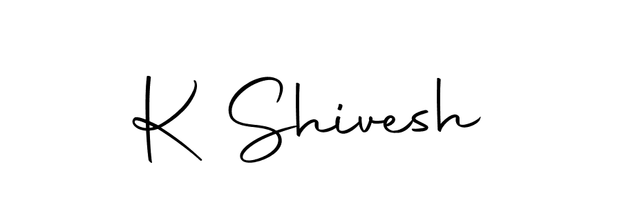 The best way (Autography-DOLnW) to make a short signature is to pick only two or three words in your name. The name K Shivesh include a total of six letters. For converting this name. K Shivesh signature style 10 images and pictures png