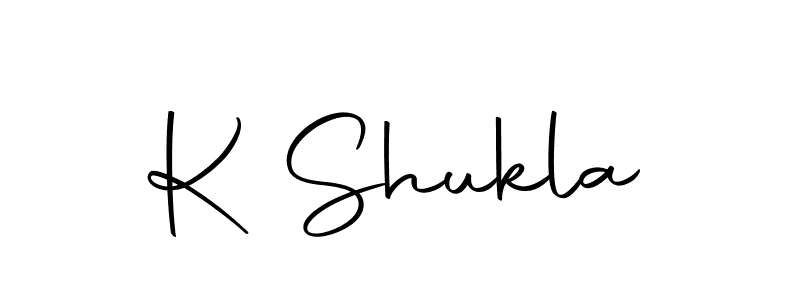 Use a signature maker to create a handwritten signature online. With this signature software, you can design (Autography-DOLnW) your own signature for name K Shukla. K Shukla signature style 10 images and pictures png