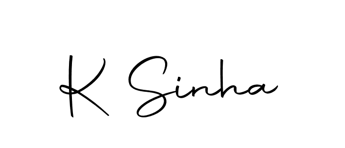 Design your own signature with our free online signature maker. With this signature software, you can create a handwritten (Autography-DOLnW) signature for name K Sinha. K Sinha signature style 10 images and pictures png