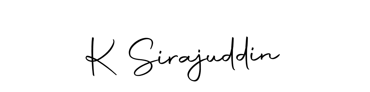 Here are the top 10 professional signature styles for the name K Sirajuddin. These are the best autograph styles you can use for your name. K Sirajuddin signature style 10 images and pictures png