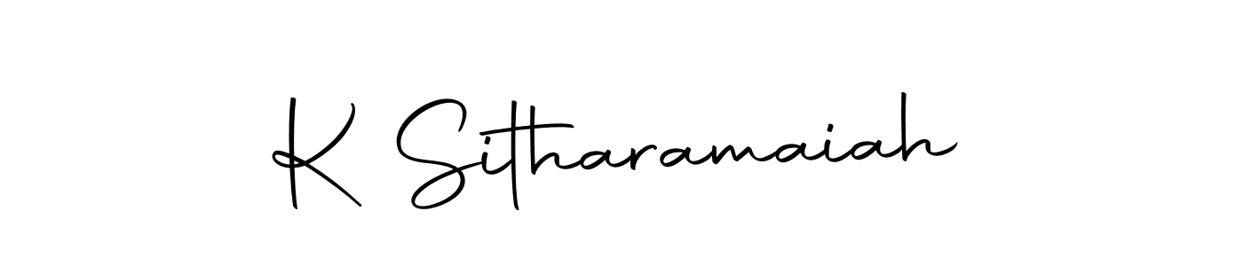 Create a beautiful signature design for name K Sitharamaiah. With this signature (Autography-DOLnW) fonts, you can make a handwritten signature for free. K Sitharamaiah signature style 10 images and pictures png