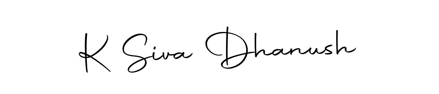 You should practise on your own different ways (Autography-DOLnW) to write your name (K Siva Dhanush) in signature. don't let someone else do it for you. K Siva Dhanush signature style 10 images and pictures png