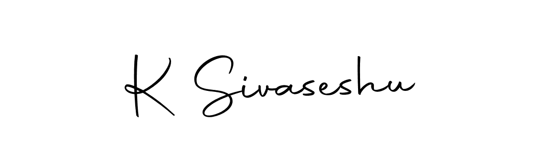 How to make K Sivaseshu name signature. Use Autography-DOLnW style for creating short signs online. This is the latest handwritten sign. K Sivaseshu signature style 10 images and pictures png