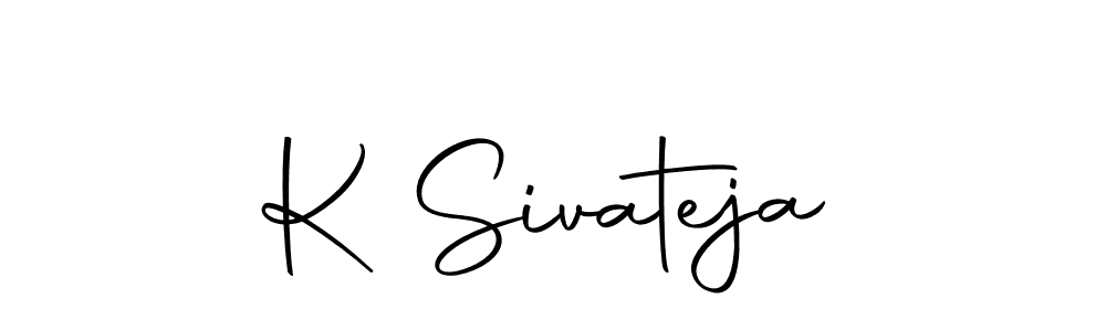 How to make K Sivateja signature? Autography-DOLnW is a professional autograph style. Create handwritten signature for K Sivateja name. K Sivateja signature style 10 images and pictures png