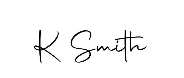 The best way (Autography-DOLnW) to make a short signature is to pick only two or three words in your name. The name K Smith include a total of six letters. For converting this name. K Smith signature style 10 images and pictures png
