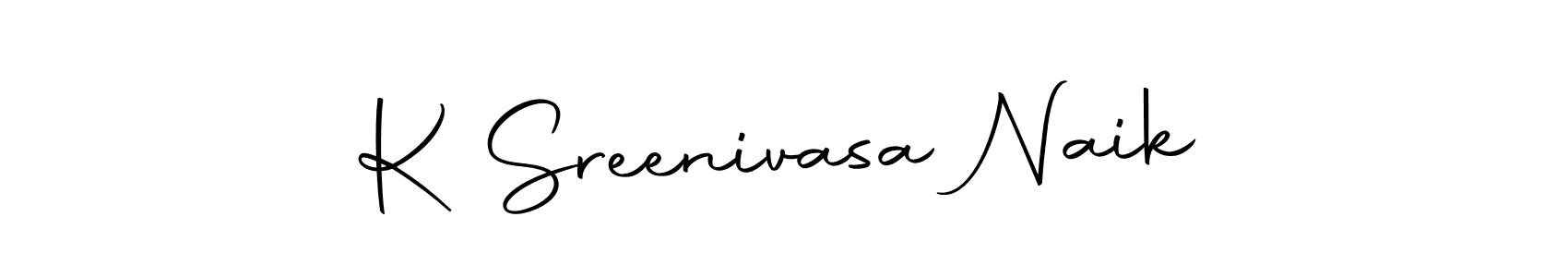 Use a signature maker to create a handwritten signature online. With this signature software, you can design (Autography-DOLnW) your own signature for name K Sreenivasa Naik. K Sreenivasa Naik signature style 10 images and pictures png