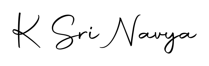 The best way (Autography-DOLnW) to make a short signature is to pick only two or three words in your name. For converting this name K Sri Navya. K Sri Navya signature style 10 images and pictures png