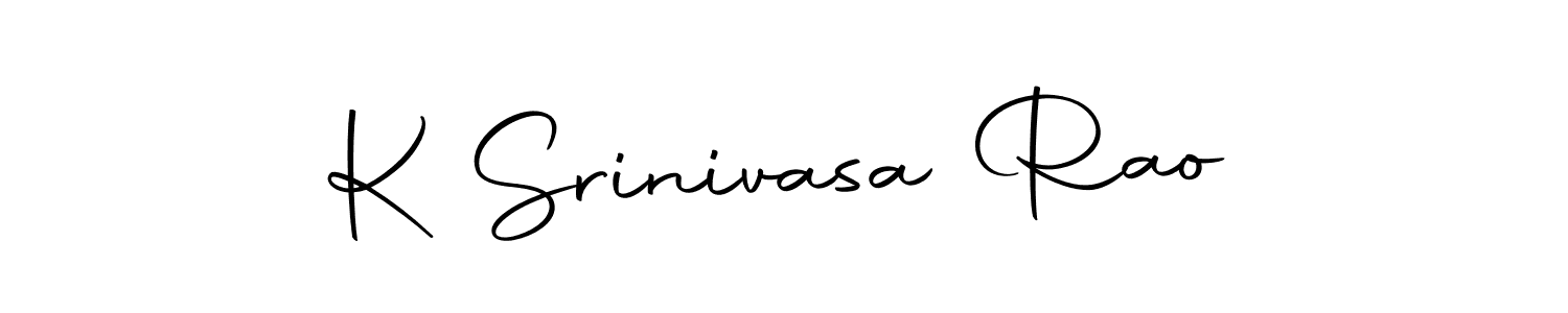 Make a beautiful signature design for name K Srinivasa Rao. With this signature (Autography-DOLnW) style, you can create a handwritten signature for free. K Srinivasa Rao signature style 10 images and pictures png