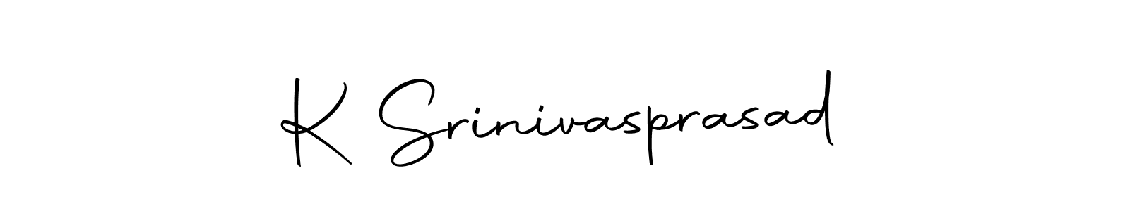 Also we have K Srinivasprasad name is the best signature style. Create professional handwritten signature collection using Autography-DOLnW autograph style. K Srinivasprasad signature style 10 images and pictures png