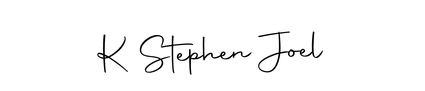 You can use this online signature creator to create a handwritten signature for the name K Stephen Joel. This is the best online autograph maker. K Stephen Joel signature style 10 images and pictures png