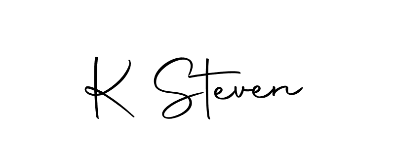 Here are the top 10 professional signature styles for the name K Steven. These are the best autograph styles you can use for your name. K Steven signature style 10 images and pictures png