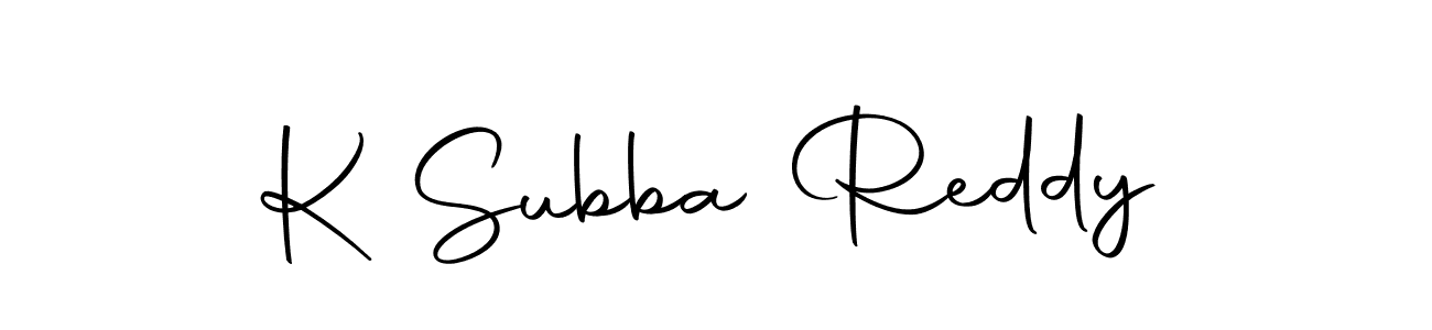 Here are the top 10 professional signature styles for the name K Subba Reddy. These are the best autograph styles you can use for your name. K Subba Reddy signature style 10 images and pictures png