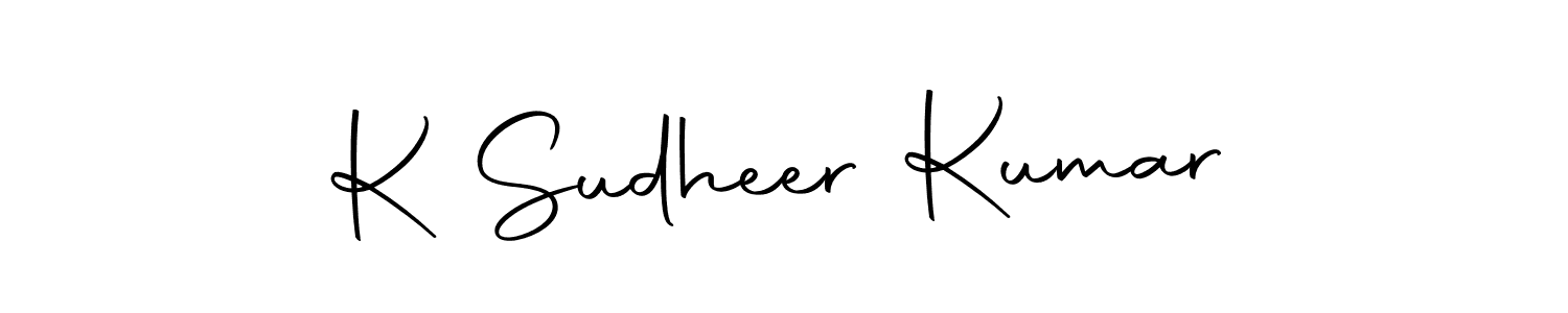 Make a beautiful signature design for name K Sudheer Kumar. With this signature (Autography-DOLnW) style, you can create a handwritten signature for free. K Sudheer Kumar signature style 10 images and pictures png