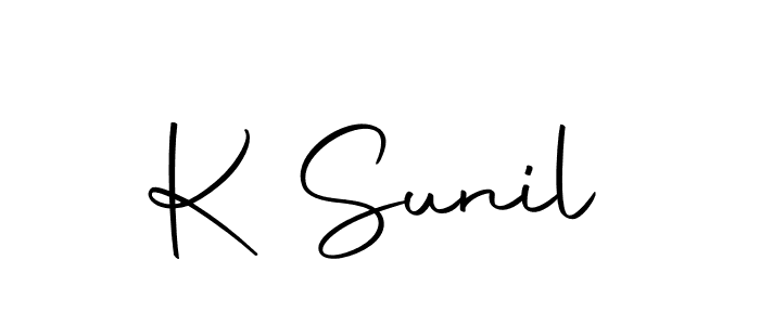 Make a short K Sunil signature style. Manage your documents anywhere anytime using Autography-DOLnW. Create and add eSignatures, submit forms, share and send files easily. K Sunil signature style 10 images and pictures png