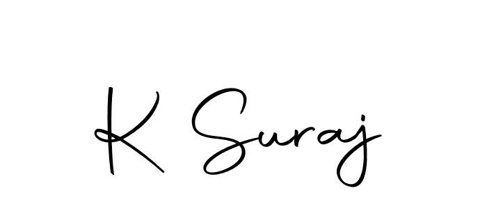 Make a beautiful signature design for name K Suraj. Use this online signature maker to create a handwritten signature for free. K Suraj signature style 10 images and pictures png